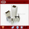 silver aluminium profile for windows and doors in construction